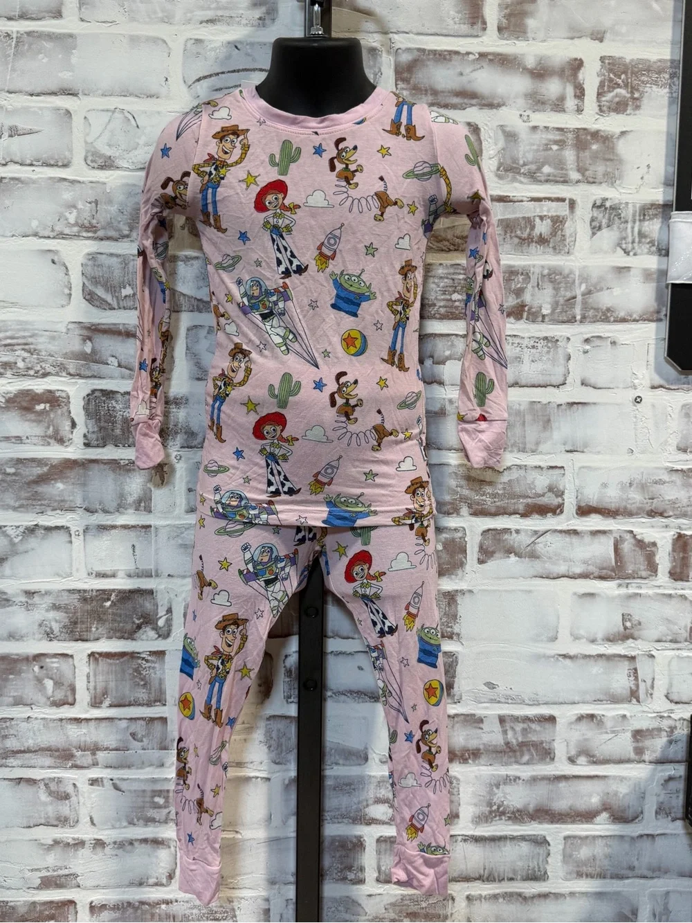 Little Sleepies Pink Disney  Toy Story Character Pajama Set 2T